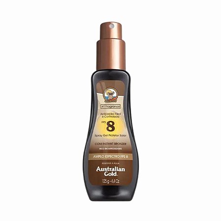 Protetor Solar Australian Gold Spray Gel Fps 8 125g