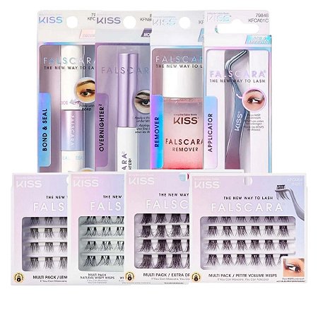 Kit Completo Extensão de Cílios Kiss New York Falscara