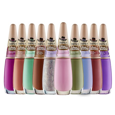 Kit Esmaltes Impala Ana Castela 7,5ml C/10