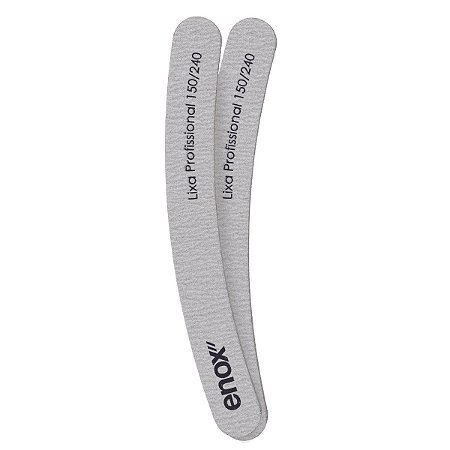 Lixa Profissional Enox Granulação Média 150/240 Banana C/2 Cód.635