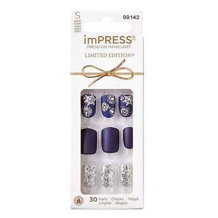 Unhas Autocolantes Kiss Impress Feeling Pine C/30 Im59x