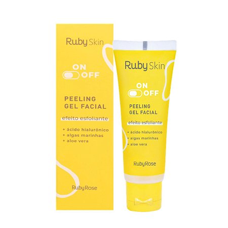 Peeling Gel Facial Ruby Skin On Off Efeito Esfoliante 50g