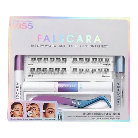 Kit Extensão de Cílios Kiss New York Falscara Kfck01tg