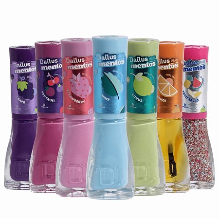 Kit Esmaltes Dailus Feat Mentos 8ml C/7