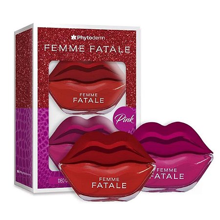 Kit Deo Colônia Phytoderm Femme Fatale + Femme Fatale Pink 25ml