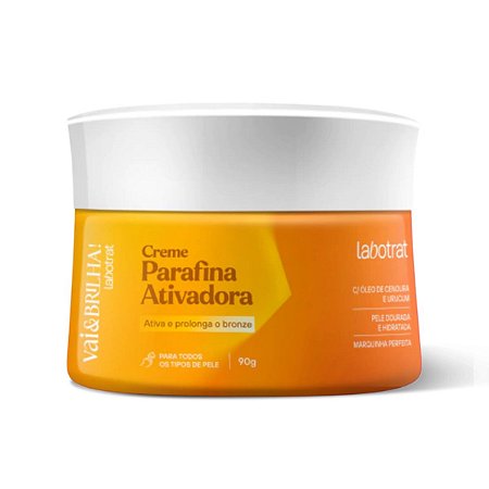 Creme Parafina Ativadora Labotrat Vai & Brilha! Cenoura e Urucum 90g