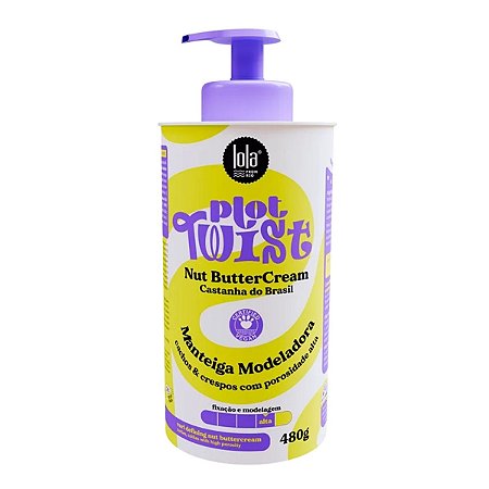 Manteiga Modeladora Lola Plot Twist Nut Butter Cream 480g