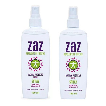 Kit Spray Repelente de Insetos Dahuer Zaz Maxima Proteção 130ml Com 2