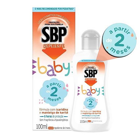 Loção Repelente de Insetos Sbp Baby 100ml