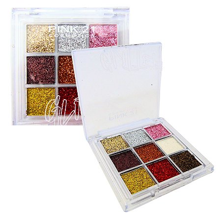 Paleta de Glitter Pink 21 Color 2 7,2g
