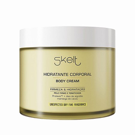 Hidratante Corporal Skelt Body Cream Firmeza e Hidratação Unexpected Day 200g