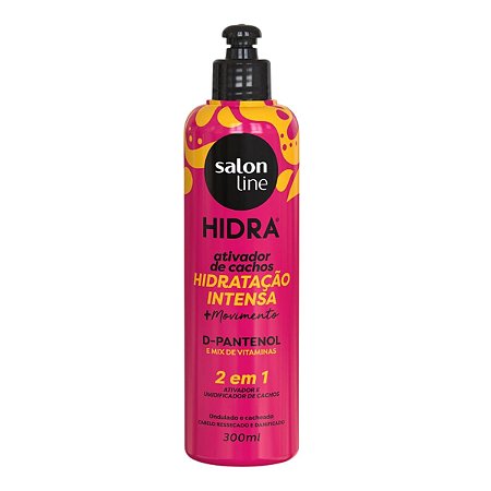 Ativador de Cachos 2 em 1 Salon Line Hidra D-Pantenol e Mix de Vitaminas 300ml