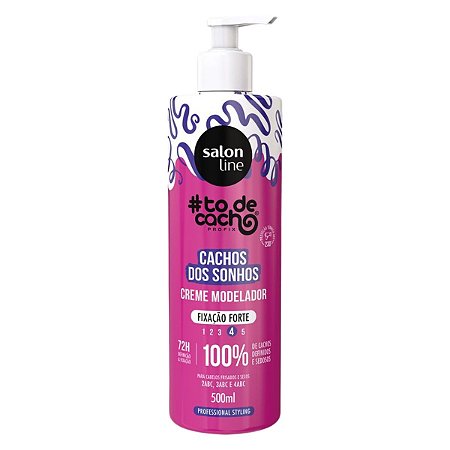 Creme Modelador Salon Line #todecacho Cachos dos Sonhos Fixação Forte 500ml