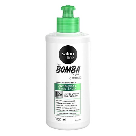 Creme para Pentear Salon Line Sos Bomba Antiqueda e Resistência 300ml