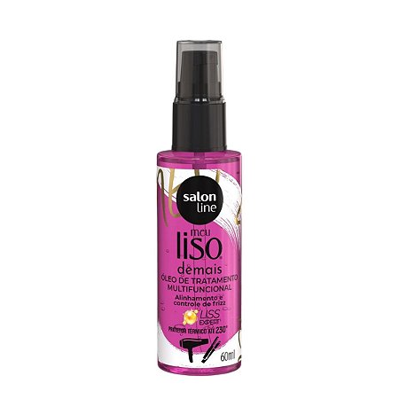 Óleo de Tratamento Multifuncional Salon Line Meu Liso Demais 60ml