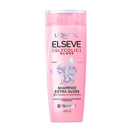 Shampoo Extra Gloss Elseve Glycolic Gloss 400ml