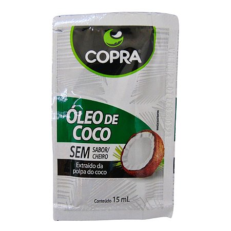Sachê Óleo de Coco Copra Sem Sabor 15ml