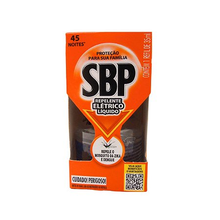 Refil De Repelente Elétrico Líquido SBP 35ml