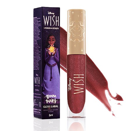 Gloss Labial Bruna Tavares Disney Wish Majesty 5ml