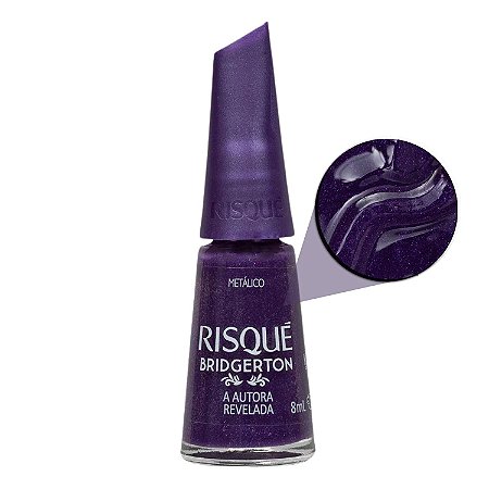Esmalte Metálico Risqué Bridgerton A Autora Revelada 8ml