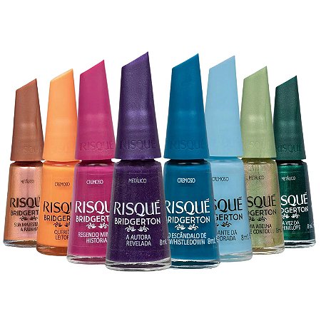 Kit Esmalte Risqué Bridgerton Com 8 8ml