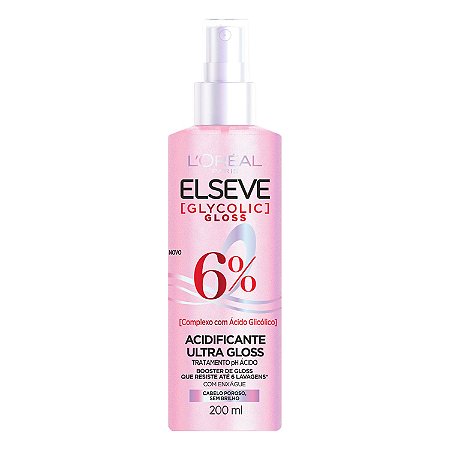 Acidificante Ultra Gloss Elseve Glycolic Gloss 6% 200ml