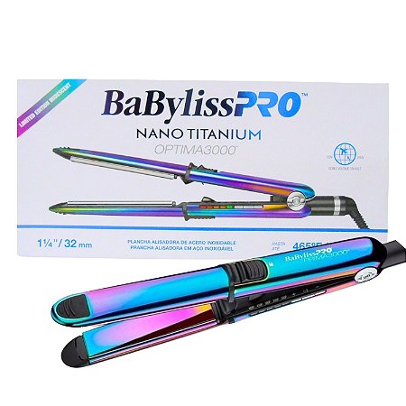 Prancha Babyliss Nano Titanium Optima3000 Iridescent Bivolt