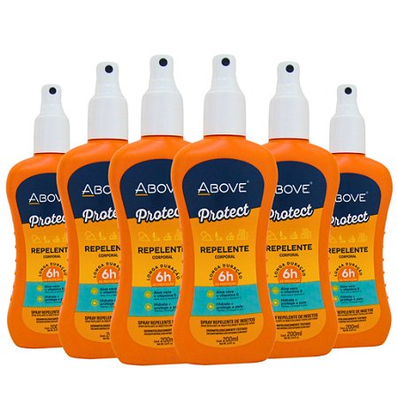 Kit Repelente Corporal Above Protect Com 6 200ml