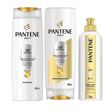 Kit Pantene Pro-v Liso Extremo Com 3