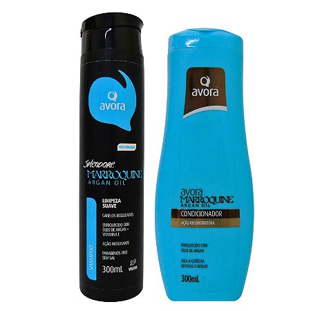 Shampoo + Condicionador Avora Marroquine Argan Oil 300ml