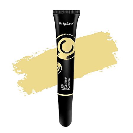 Corretivo Alta Cobertura Ruby Rose 1 Amarelo 13ml