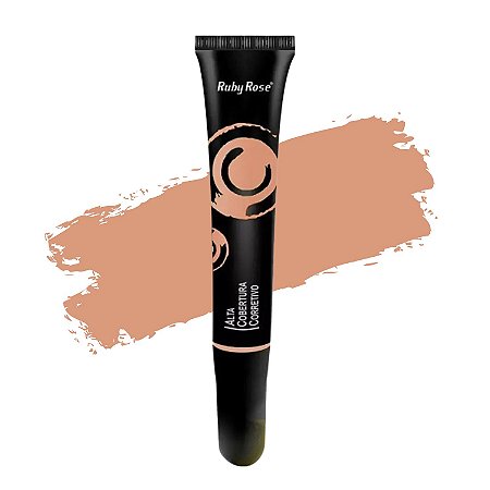 Corretivo Alta Cobertura Ruby Rose 4 Laranja 13ml