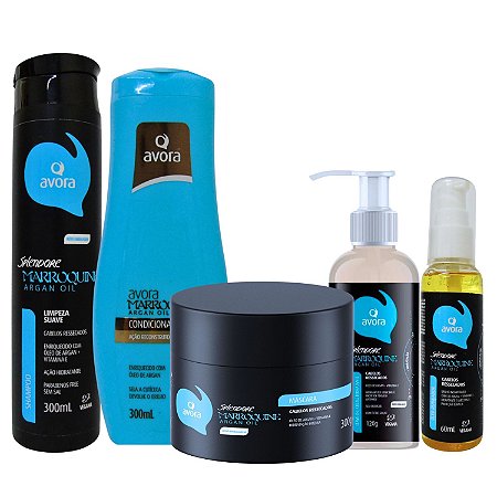 Kit Avora Splendore Marroquine Argan Oil Com 5