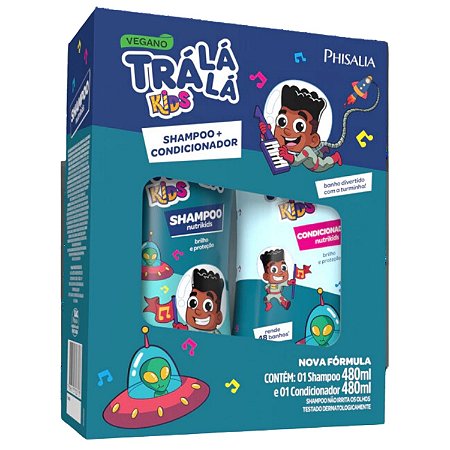 Shampoo + Condicionador Trá Lá Lá Kids Nutrikids 480ml
