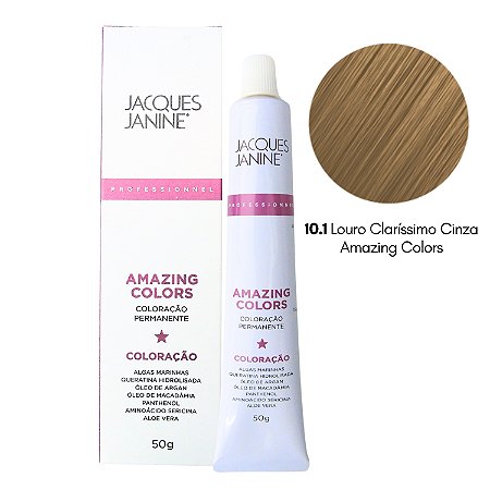 Coloração Jacques Janine 10.0 Louro Clarís. Cinza 50g