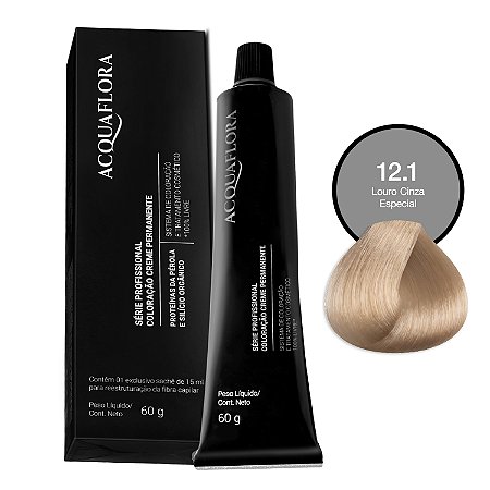 Coloração Acquaflora 12.1 Louro Cinza Especial 60g