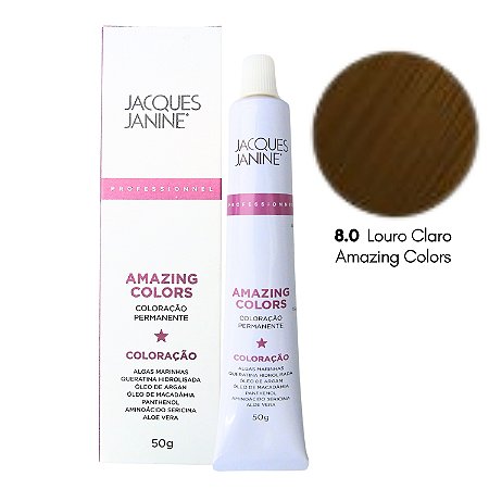 Coloração Jacques Janine 8.0 Louro Claro 50g