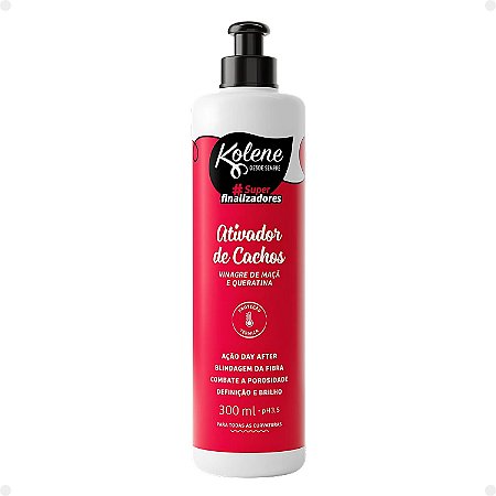 Ativador de Cachos Kolene #Superfinalizadores Vinagre de Maçã e Queratina 300ml