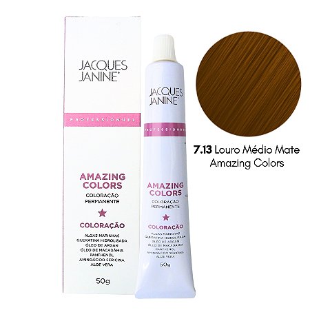 Coloração Jacques Janine 7.13 Louro Médio Mate 50g