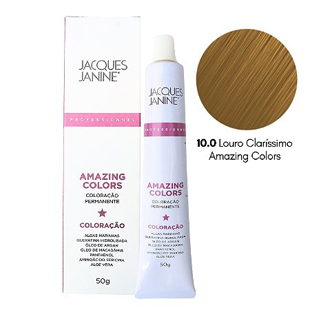 Coloração Jacques Janine 10.0 Louro Claríssimo 50g