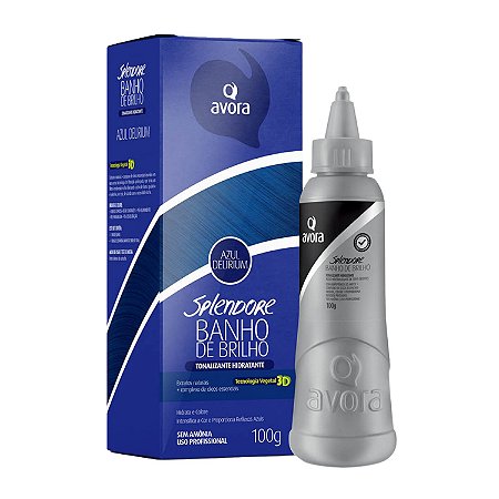 Tonalizante Banho de Brilho Avora Splendore 3D Azul Delirium 100g
