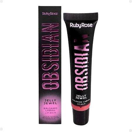 Lip Balm Ruby Rose Obsidian Jelly Jewel Jasper Hb-7400-3
