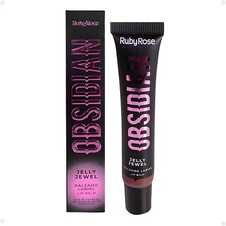 Lip Balm Ruby Rose Obsidian Jelly Jewel Tiger Eye Hb-7400-4