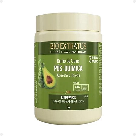Banho de Creme Bio Extratus Pós Quimica Abacate e Jojoba 1Kg