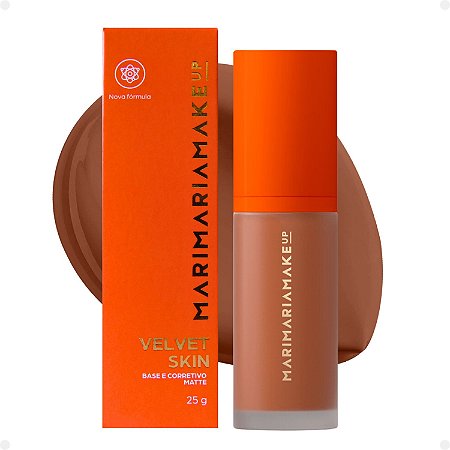 Base e Corretivo Matte Mari Maria Makeup Velvet Skin Canela 25g