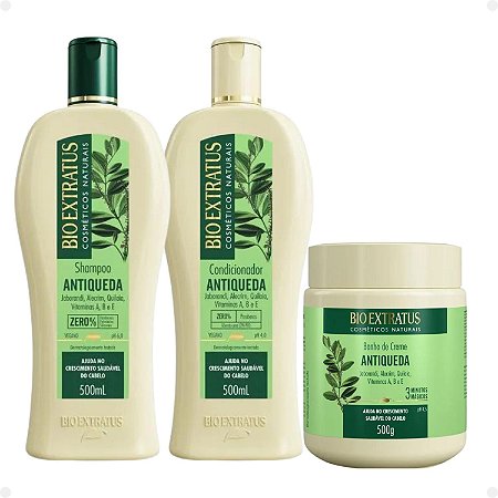 Kit Bio Extratus Antiqueda Jaborandi Com 3
