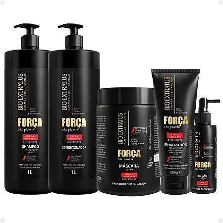 Kit Bio Extratus Força Com Pimenta Com 5