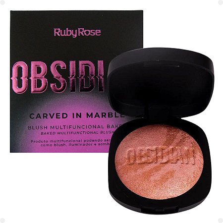 Blush Multifuncional Ruby Rose Obsidian Carved In Marble Allegory Of Honor Hb-1002-4