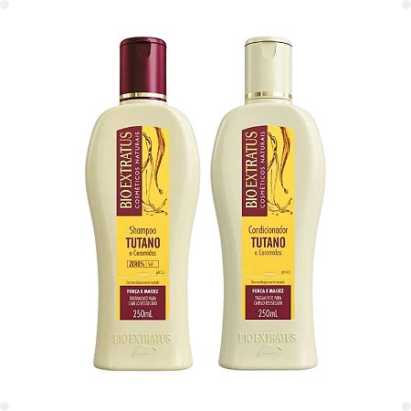 Shampoo + Condicionador Bio Extratus Tutano Força e Maciez 250ml