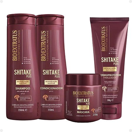 Kit Bio Extratus Shitake Plus Com 4